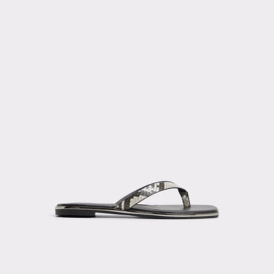 Theao Blanc/Noir Femmes Sandales tongs | ALDO Canada