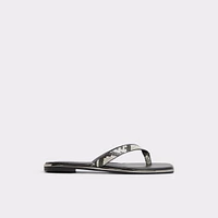 Theao Blanc/Noir Femmes Sandales tongs | ALDO Canada