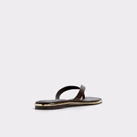 Theao Dark Brown Women's Thong Sandals | ALDO Canada