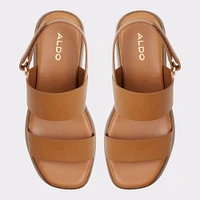 Thilda Cognac Femmes Talons compensées | ALDO Canada