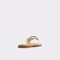 Tidella White Women's Flat Sandals | ALDO Canada