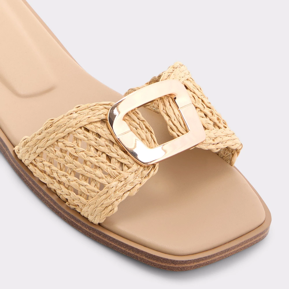 Tidella Naturel Femmes Sandales à talon plat | ALDO Canada