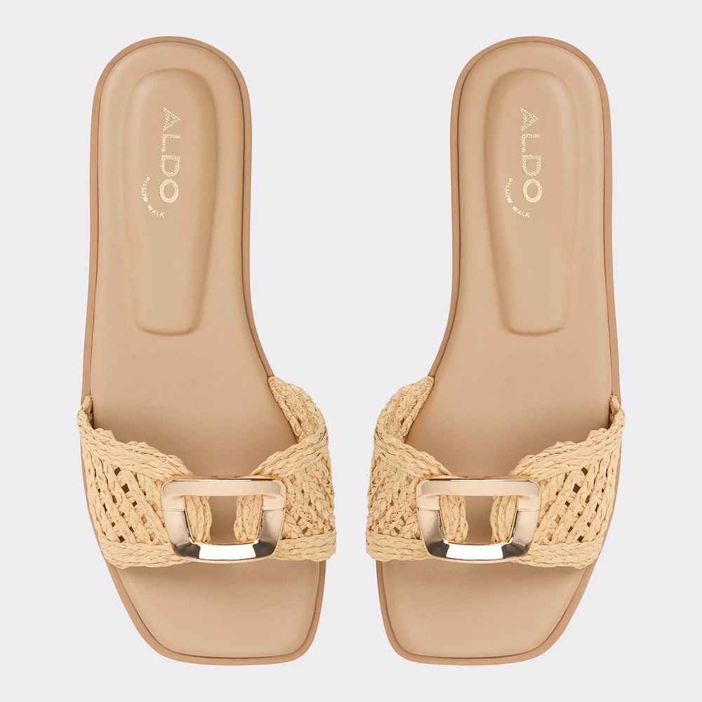 Tidella Naturel Femmes Sandales à talon plat | ALDO Canada