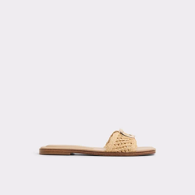 Tidella Naturel Femmes Sandales à talon plat | ALDO Canada