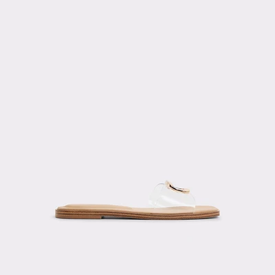 Tidella Clear Women's Flat Sandals | ALDO US