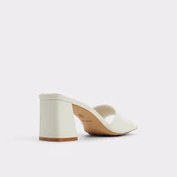 Tisha White Women's Heeled mules | ALDO Canada