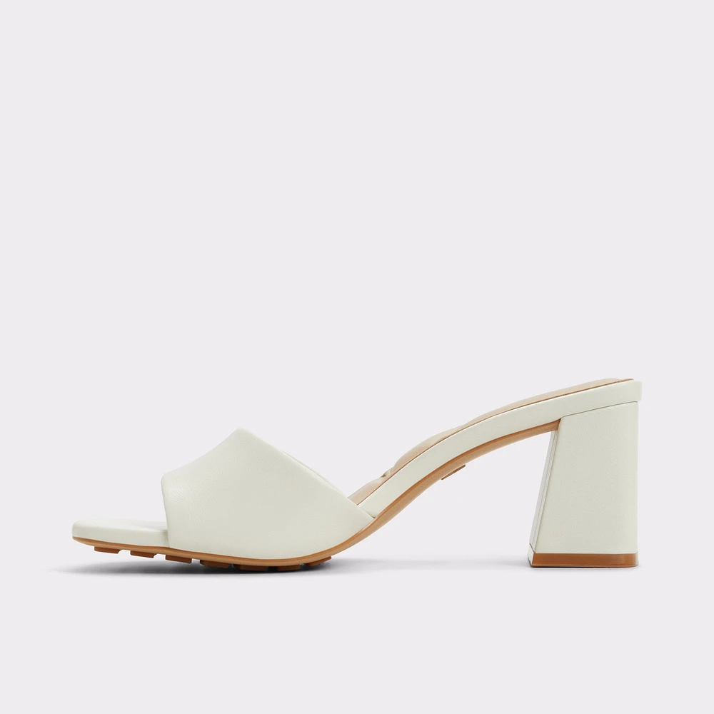 Tisha White Women's Heeled mules | ALDO Canada