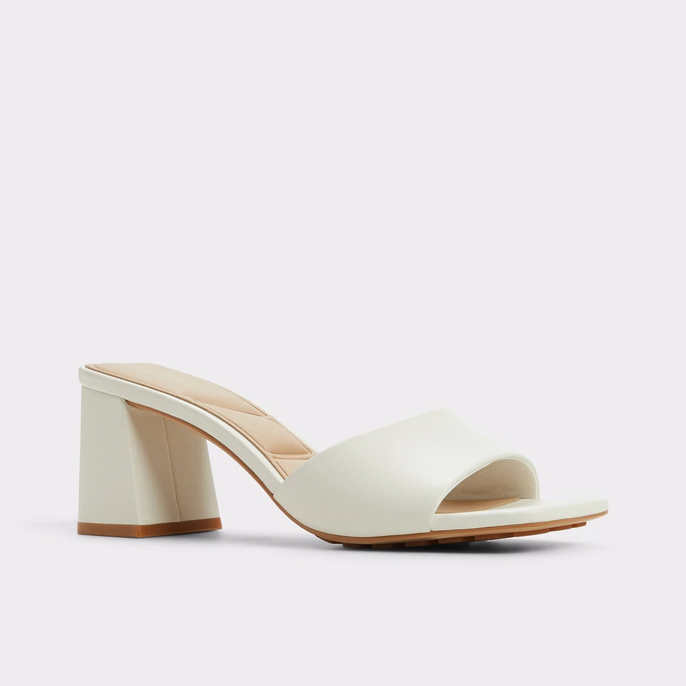 Tisha White Women's Heeled mules | ALDO Canada