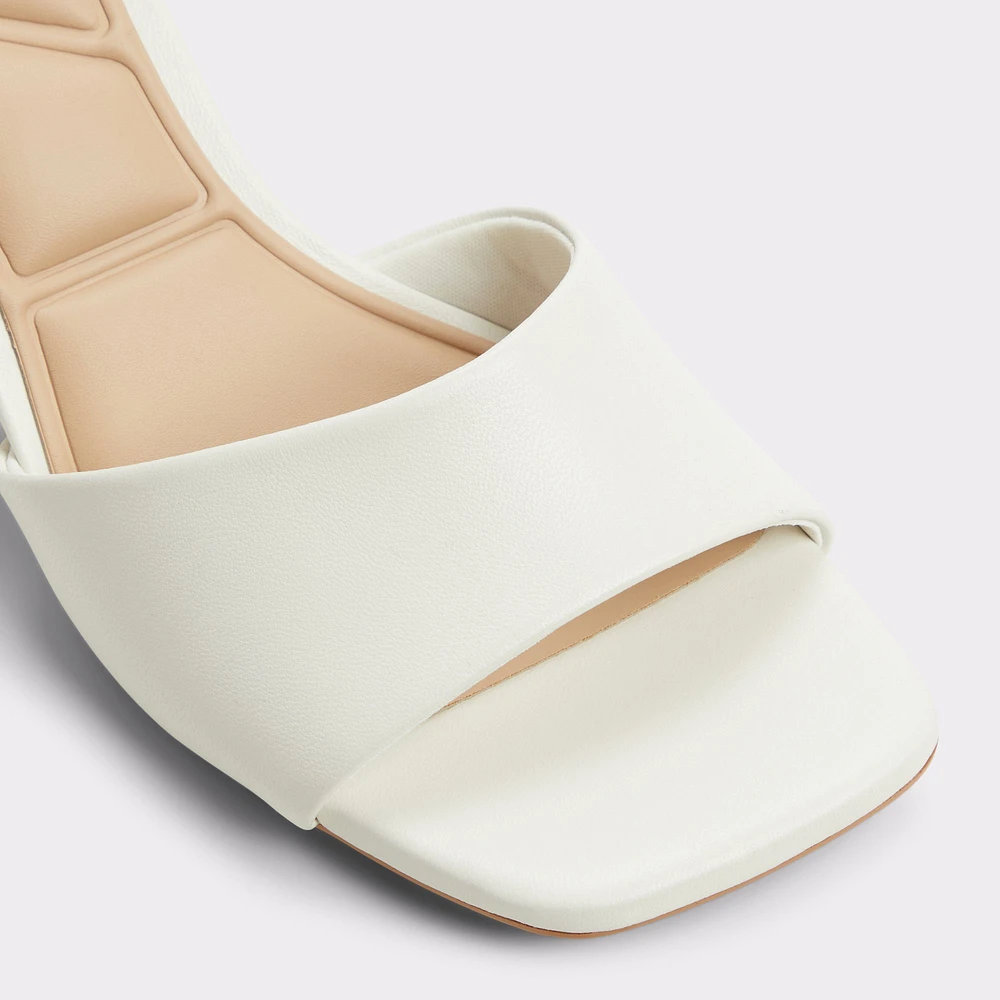 Tisha White Women's Heeled mules | ALDO Canada