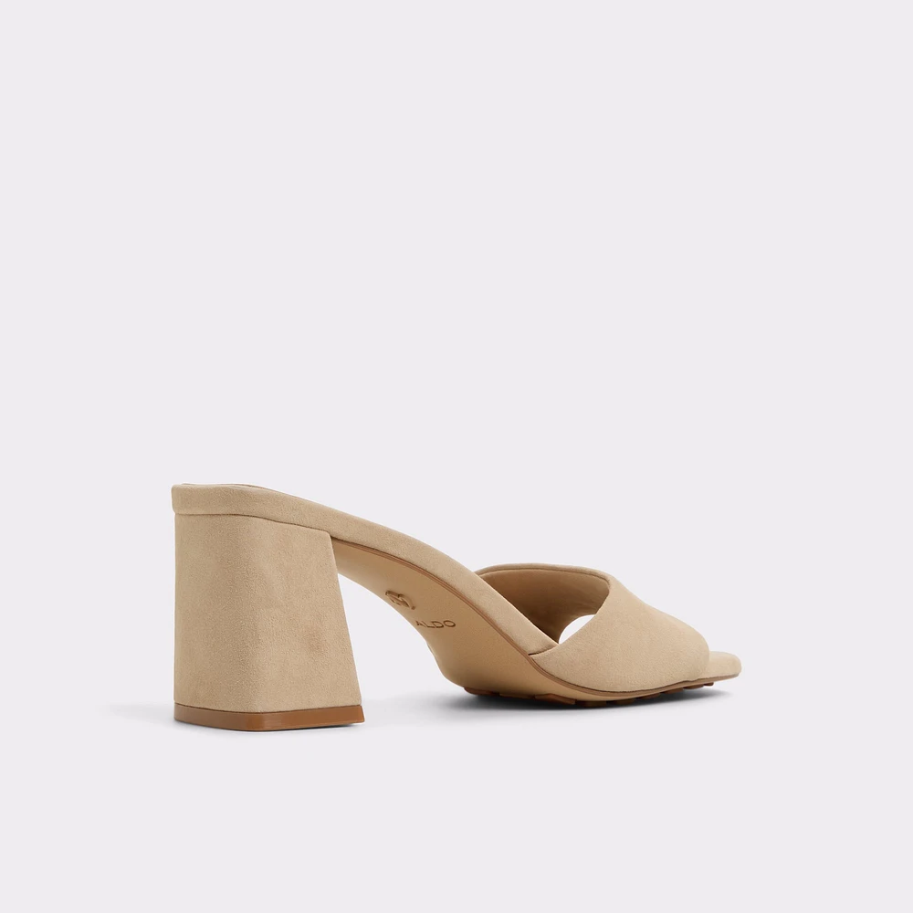 Tisha Beige Women's Heeled mules | ALDO Canada