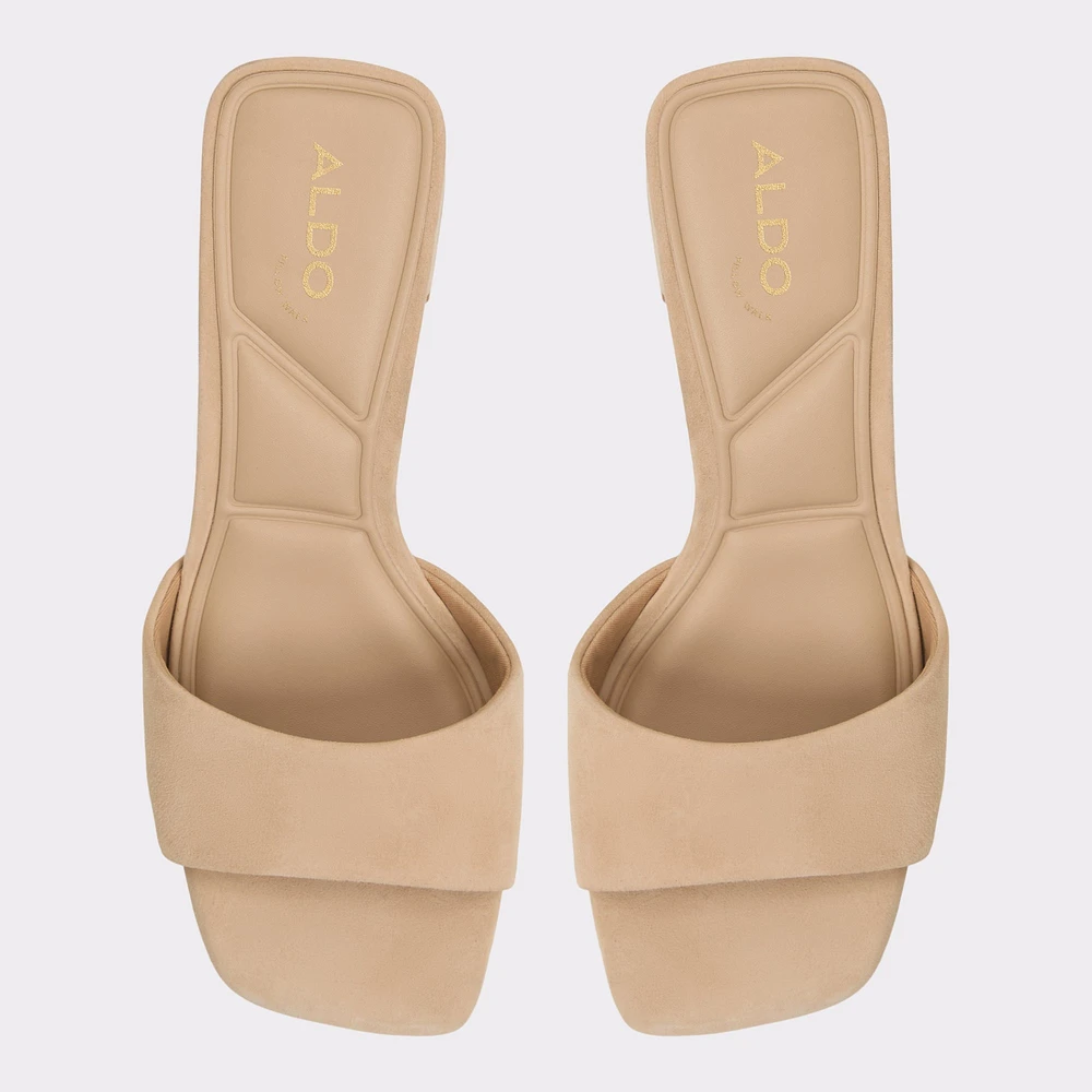 Tisha Beige Women's Heeled mules | ALDO Canada