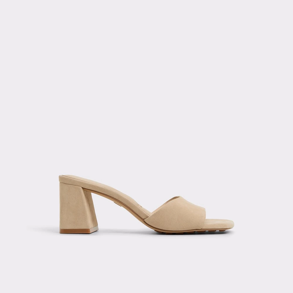 Tisha Beige Women's Heeled mules | ALDO Canada