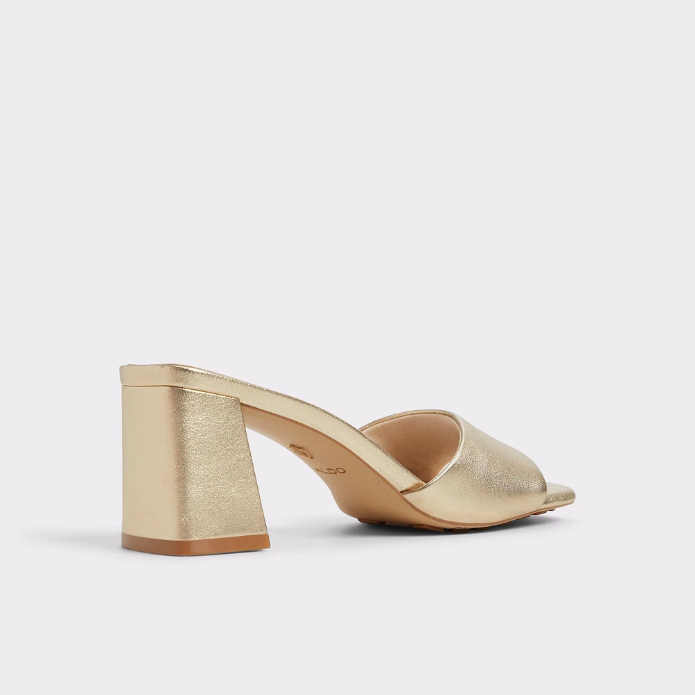 Tisha Gold Women's Heeled mules | ALDO Canada