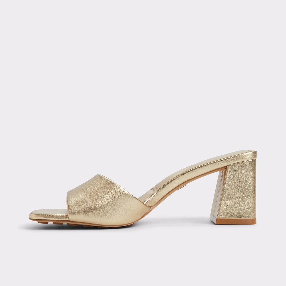 Tisha Gold Women's Heeled mules | ALDO Canada