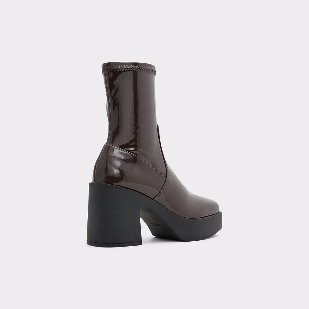 Upstep Dark Brown Women's Ankle boots | ALDO Canada