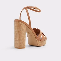 Valaberel Medium Brown Women's Strappy sandals | ALDO Canada