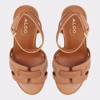 Valaberel Medium Brown Women's Strappy sandals | ALDO Canada
