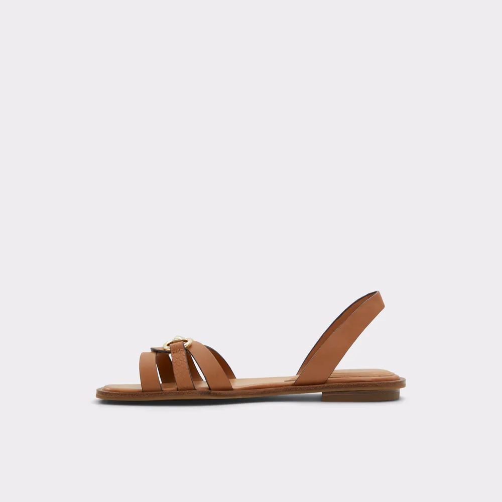 Valamaever Dark Beige Women's Flat Sandals | ALDO US