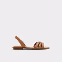 Valamaever Dark Beige Women's Flat Sandals | ALDO US