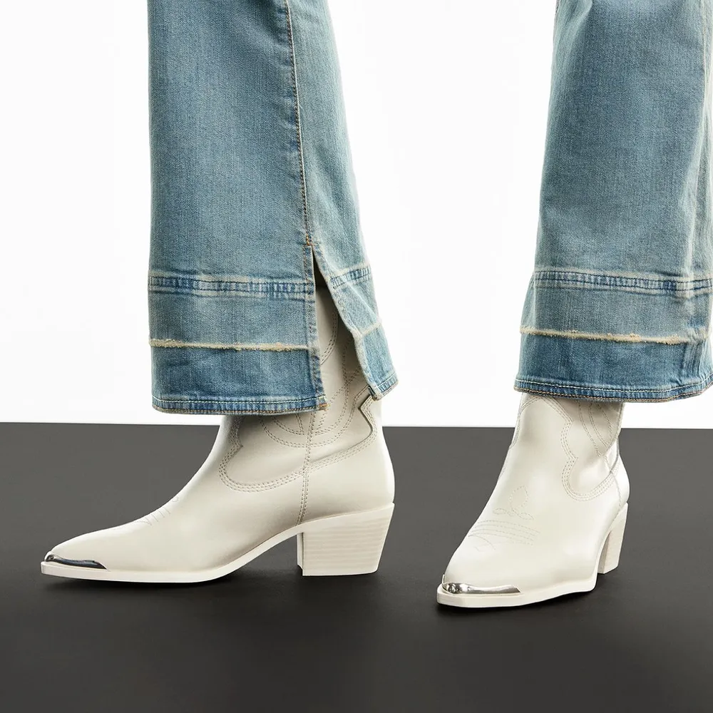 Valley Blanc Ouvert Femmes Bottillons | ALDO Canada