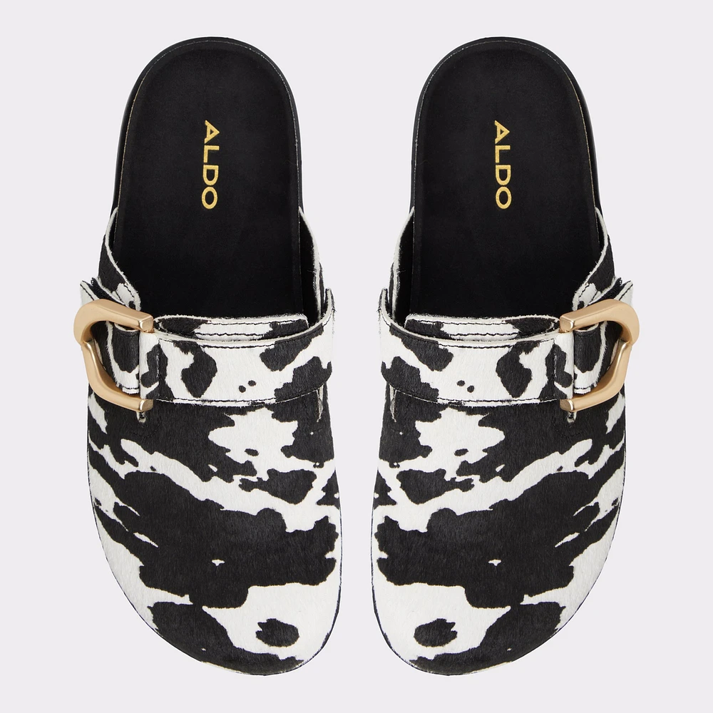 Viviania White/Black Women's Loafers & Oxfords | ALDO Canada