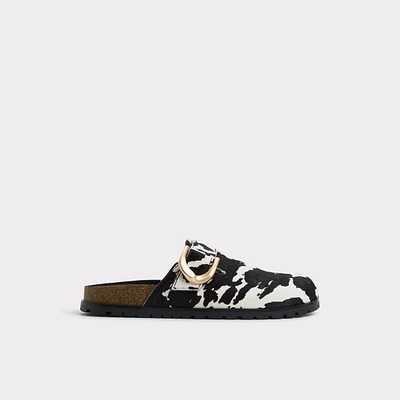 Viviania White/Black Women's Loafers & Oxfords | ALDO Canada