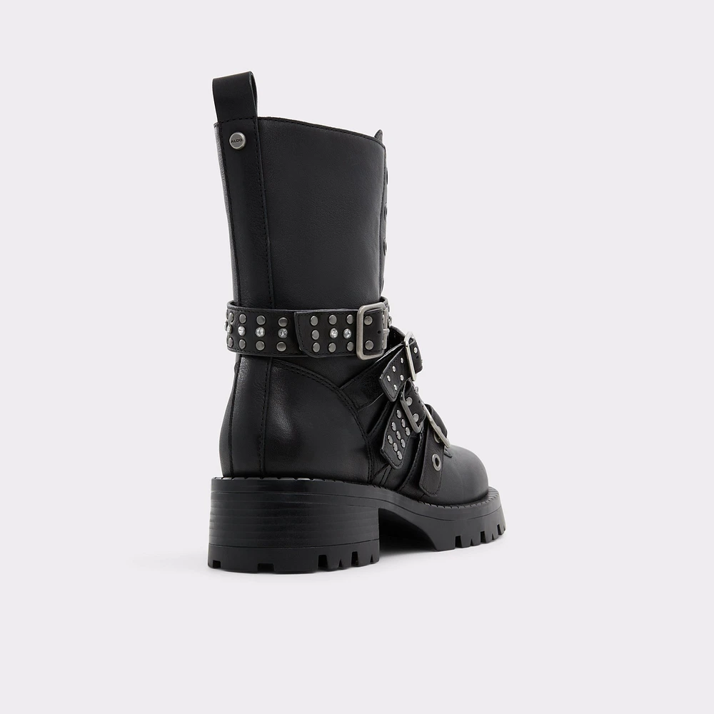 Vortexia Noir Femmes Bottes de combat | ALDO Canada