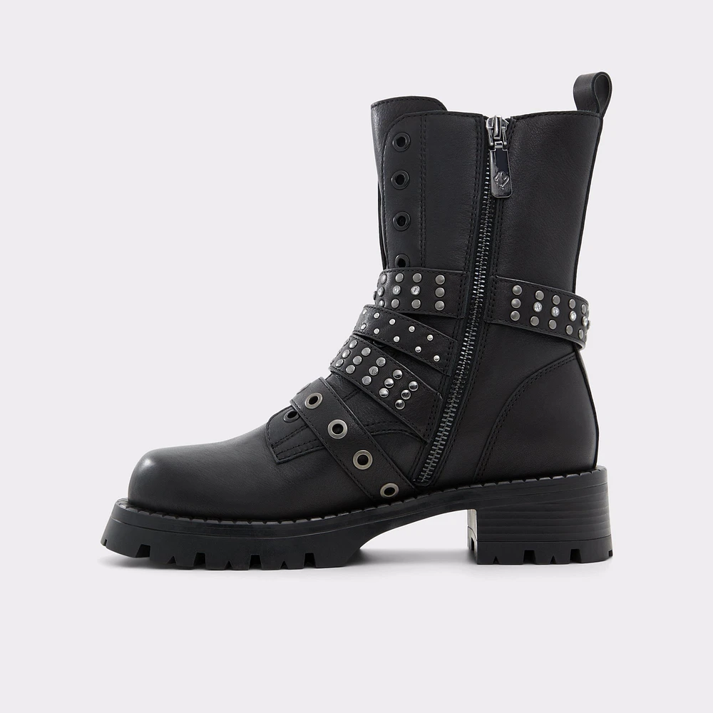 Vortexia Noir Femmes Bottes de combat | ALDO Canada