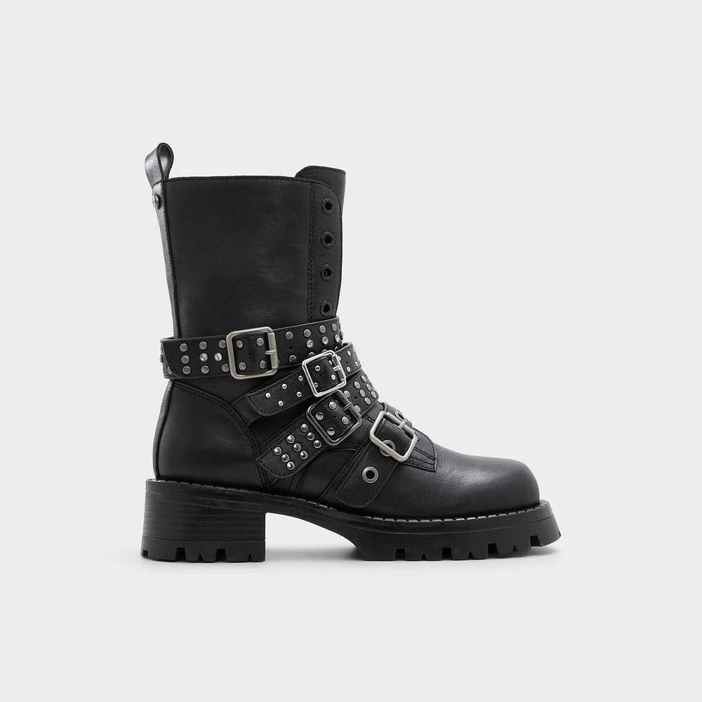 Vortexia Noir Femmes Bottes de combat | ALDO Canada