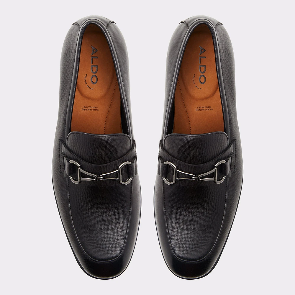 Walters Black Leather Embossed Men's Loafers & Slip-Ons | ALDO Canada