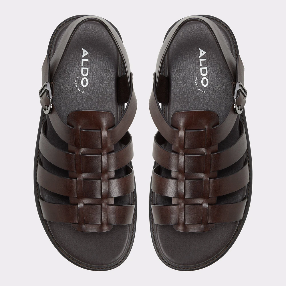 Warley Dark Brown Men's Sandals & Slides | ALDO Canada