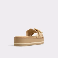 Wavynelly Light Beige Women's Platforms & Wedges | ALDO Canada