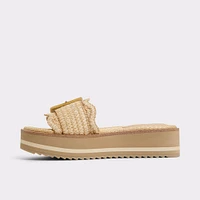 Wavynelly Light Beige Women's Platforms & Wedges | ALDO Canada
