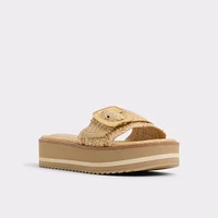 Wavynelly Light Beige Women's Platforms & Wedges | ALDO Canada