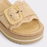Wavynelly Light Beige Women's Platforms & Wedges | ALDO Canada
