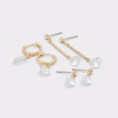 Wickney Gold/Clear Multi Women's Earrings | ALDO Canada