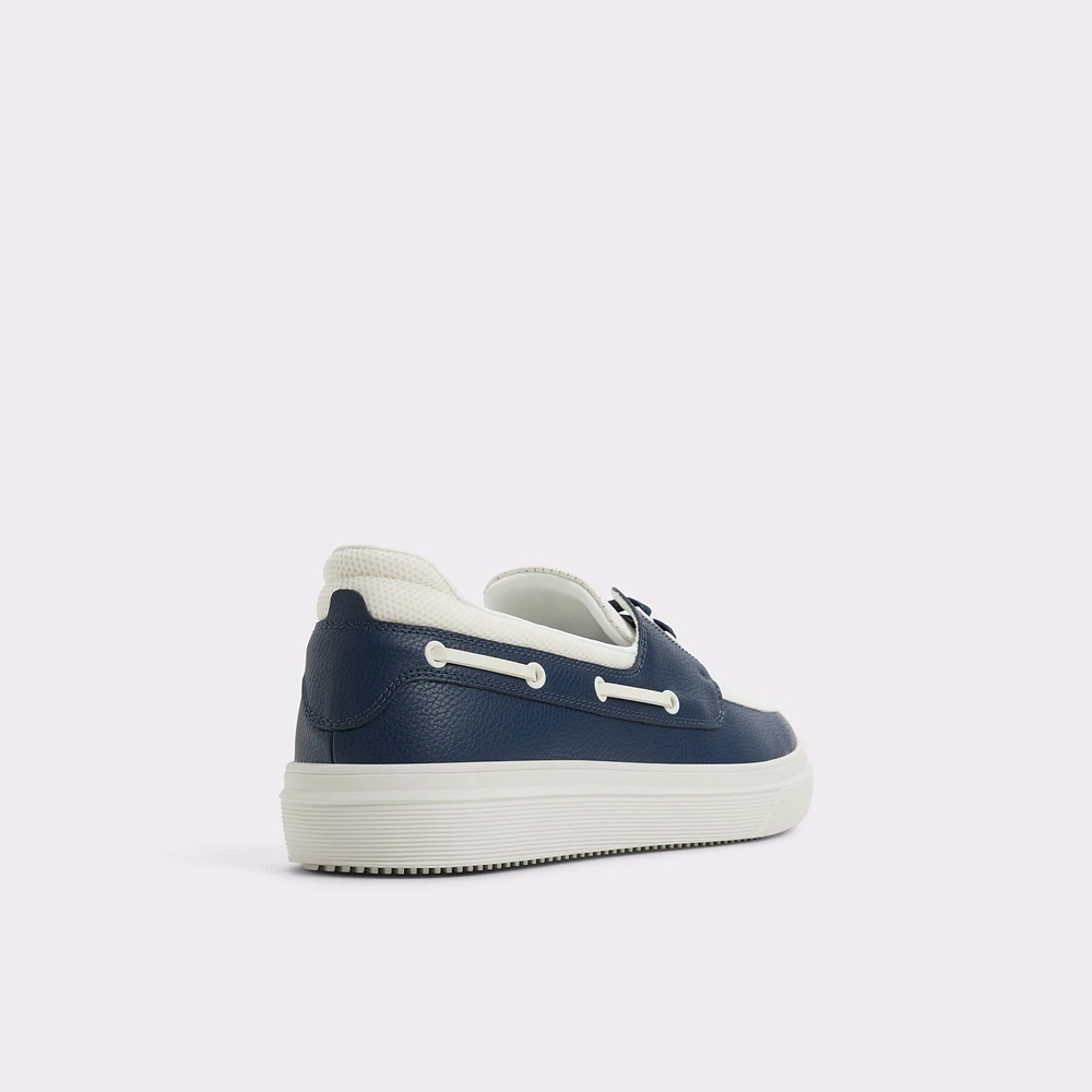 Wildwave White/Navy Men's Boat Shoes | ALDO Canada