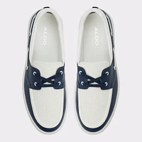 Wildwave White/Navy Men's Boat Shoes | ALDO Canada