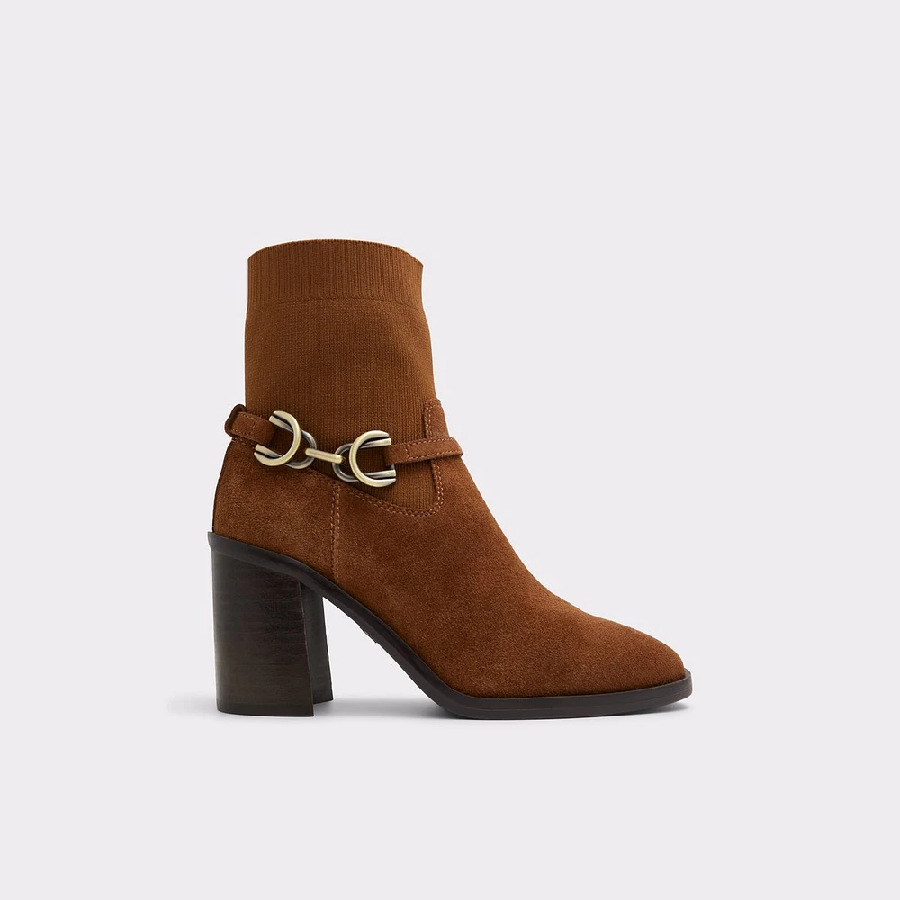 Wylaclya Marron Foncé Femmes Bottillons | ALDO Canada