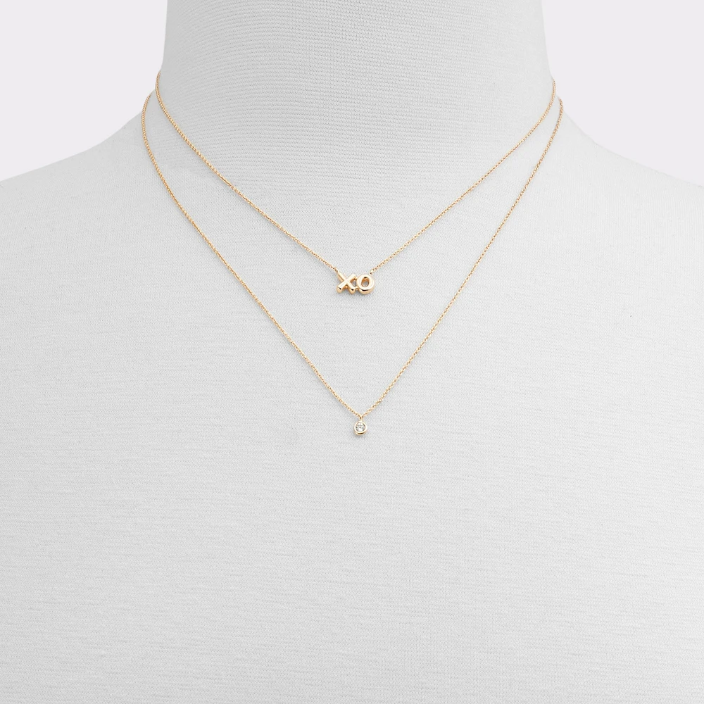 Xolove Gold/Clear Multi Women's Necklaces | ALDO Canada