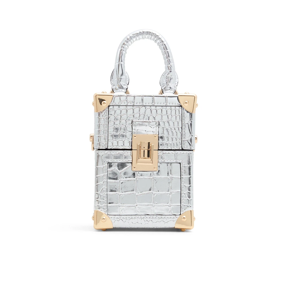 ALDO Zephyrinex - Women's Handbags Top Handle - Silver