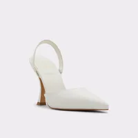 Zuella White/Bone Women's Strappy Heels | ALDO US