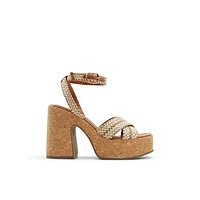 Alanii Naturel Femmes Chaussures et sandales a lanieres | Boutique Spring Canada