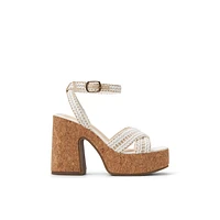 Alanii Autre Blanc Femmes Plateformes | Boutique Spring Canada