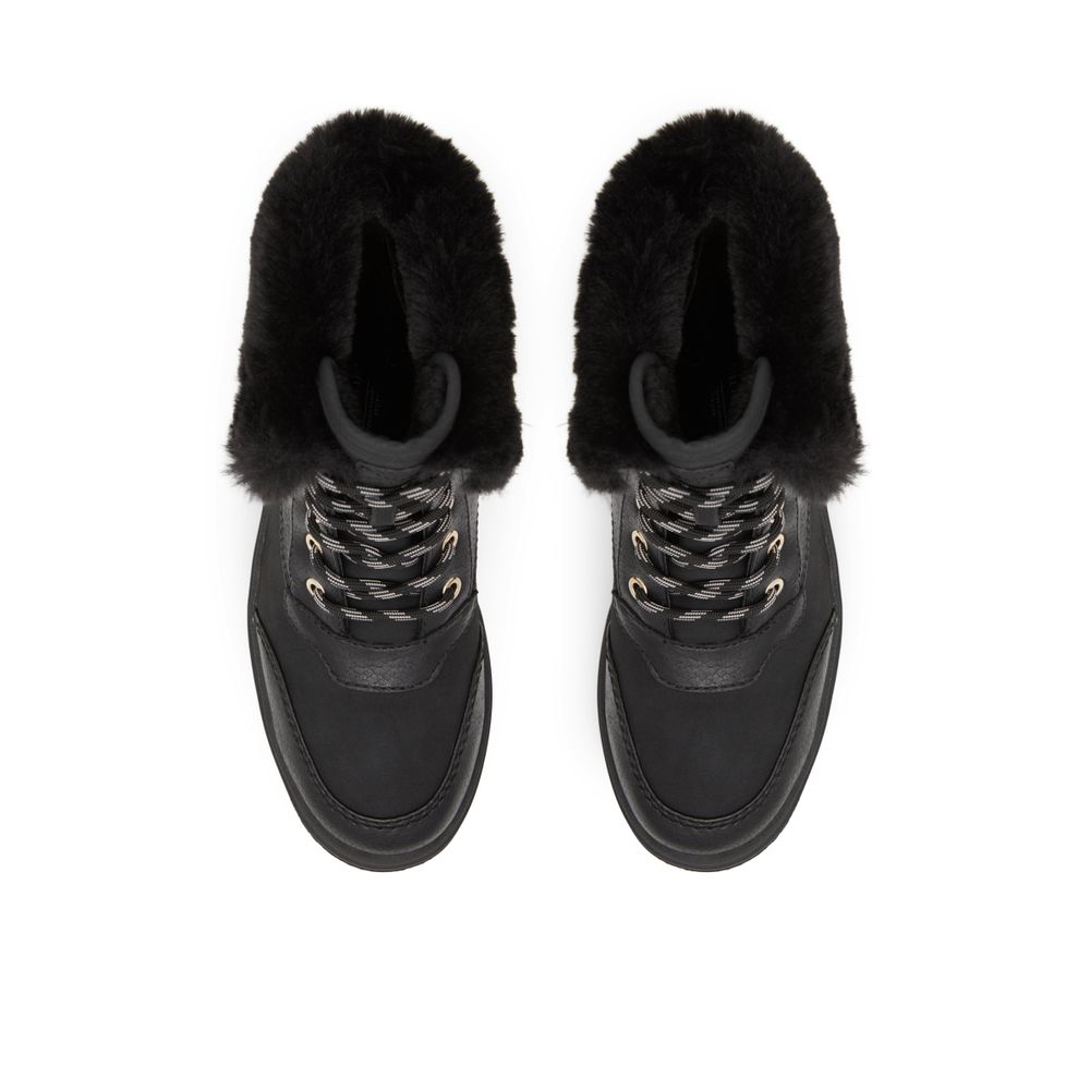 Alps Faux fur-lined short winter boots