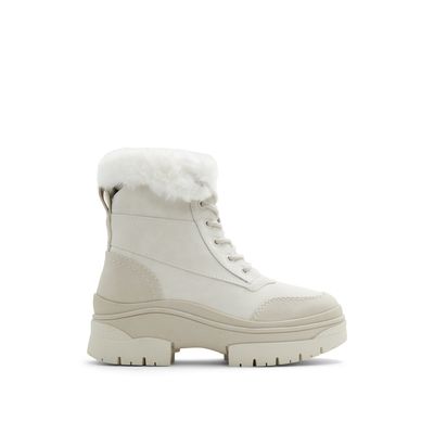 Alps Faux fur-lined short winter boots