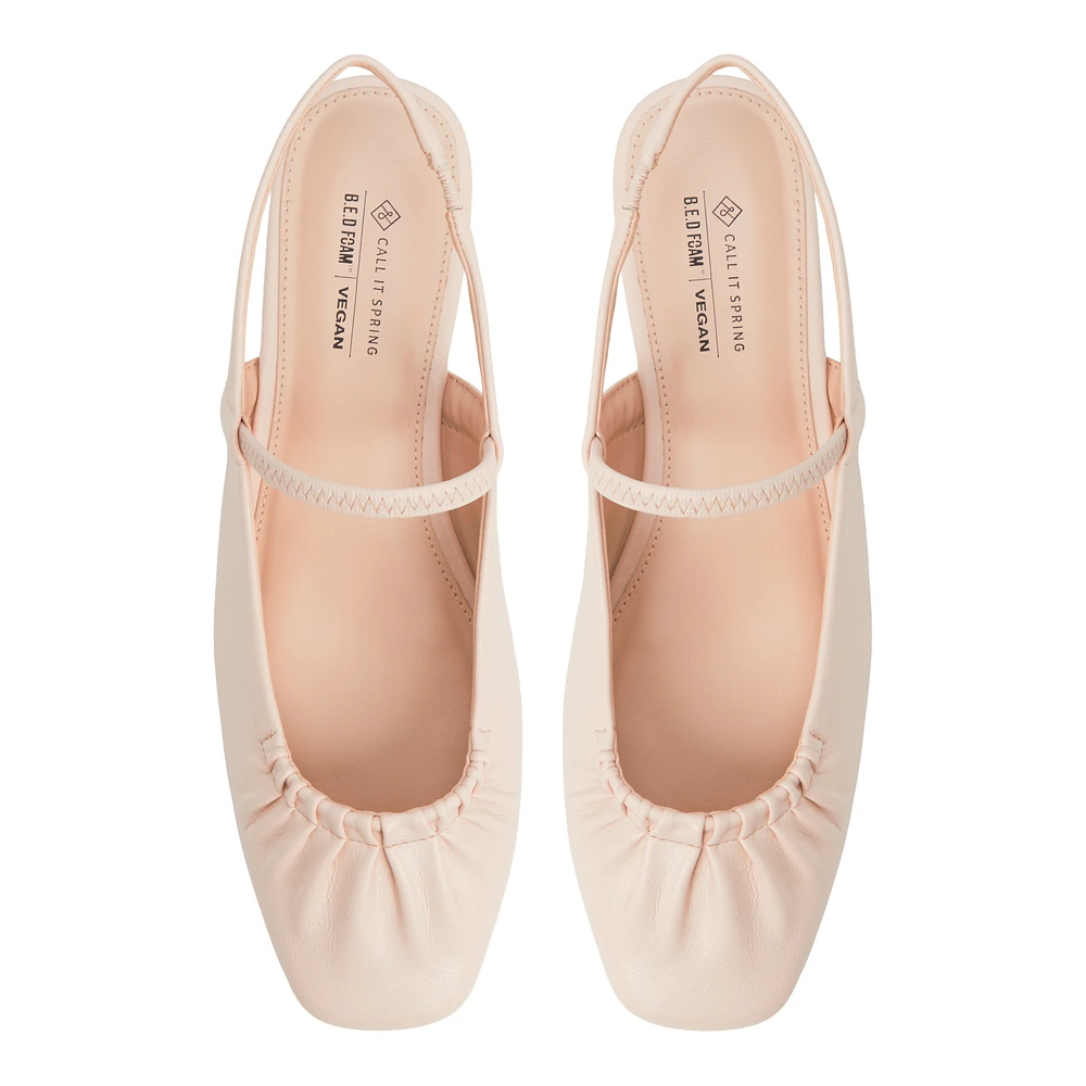 Alyssah Light Pink Women's  Mary Janes