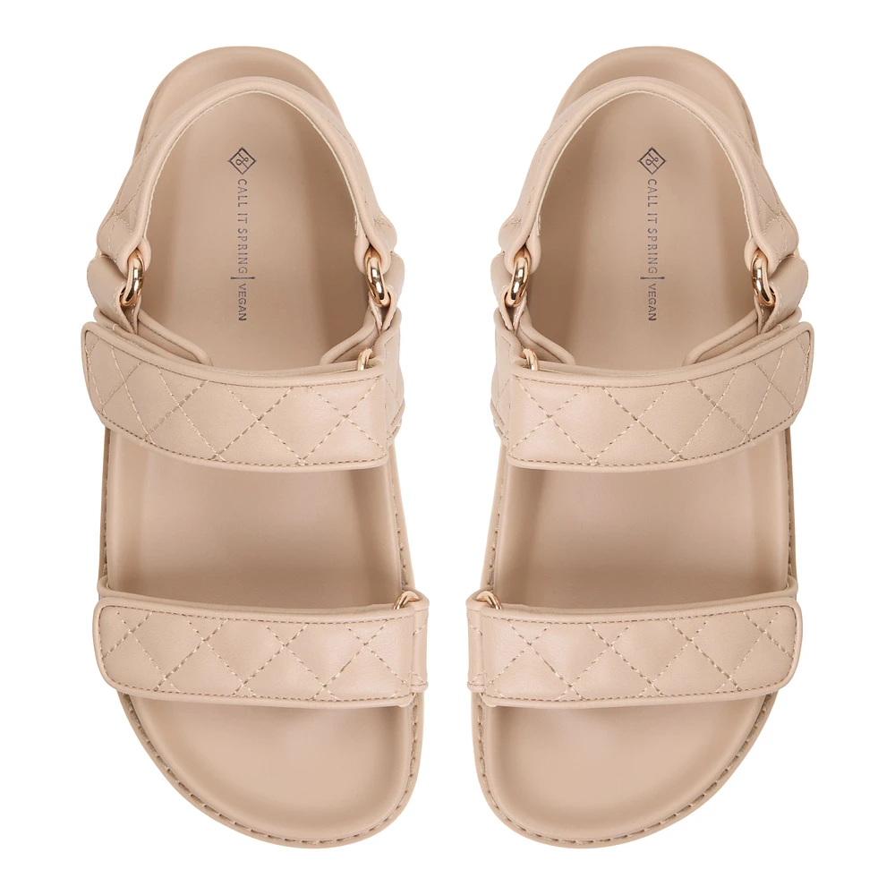 Anette Beige Moyen Femmes Talons plats | Boutique Spring Canada