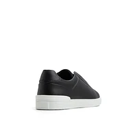 Angello Black Men's Slip On Sneakers