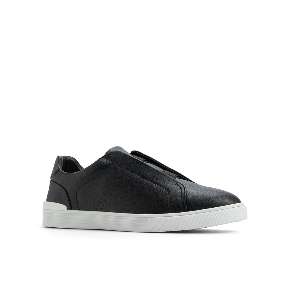 Angello Black Men's Slip On Sneakers